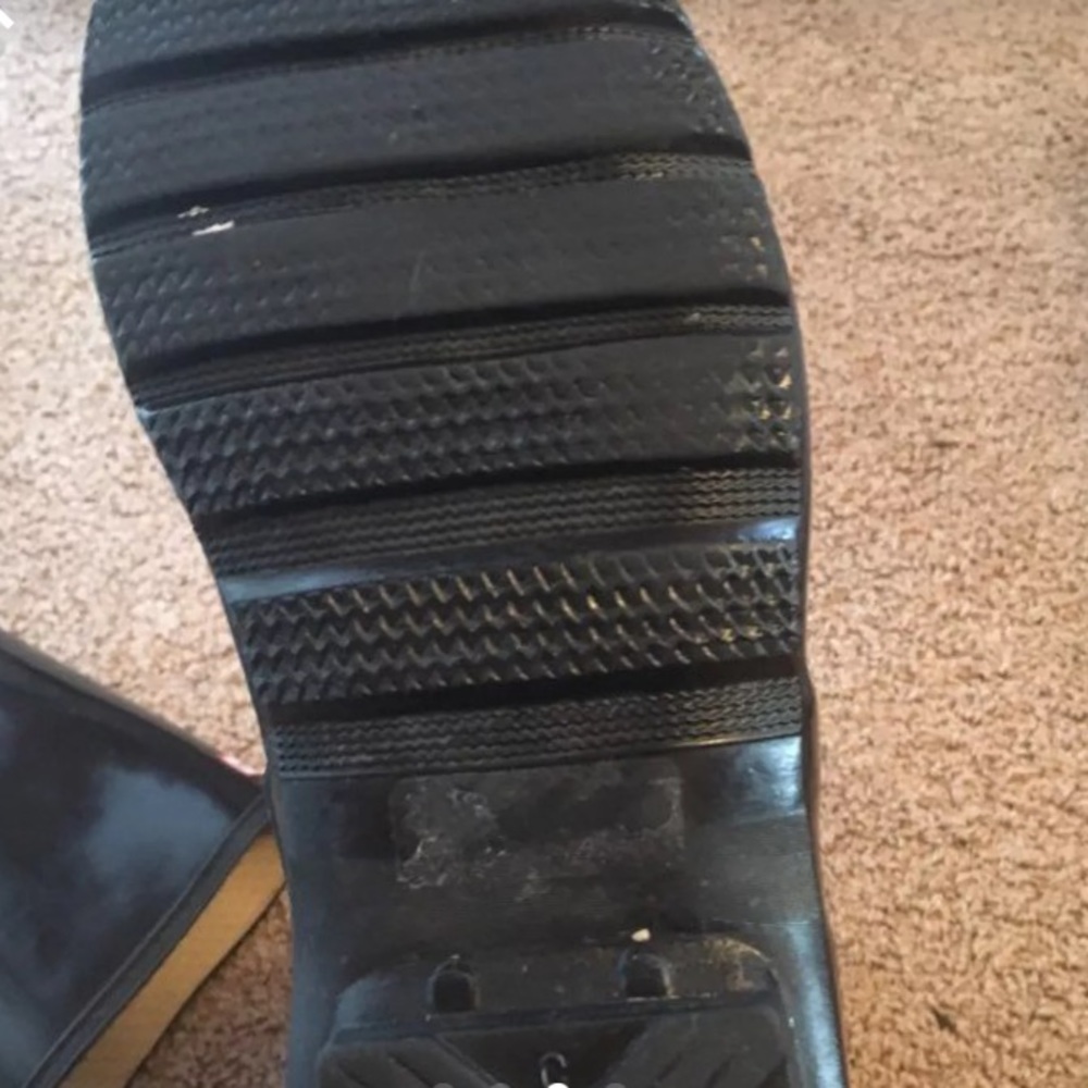 Hunter Black glossy Rain Boots - Picture 3 of 6